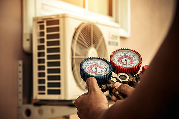 Professional Ductwork Repair technician working in Newell, PA